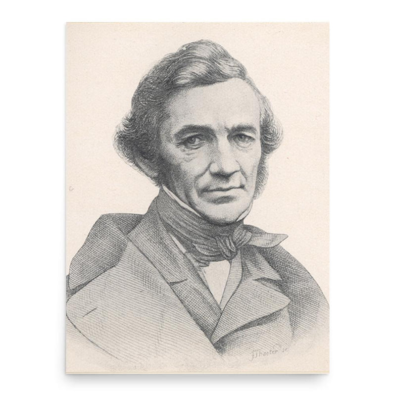 Ernst Friedrich August Rietschel poster print, in size 18x24 inches.