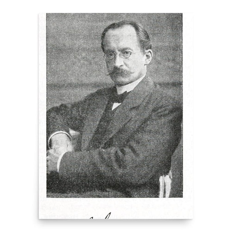 Ernst Gaupp poster print, in size 18x24 inches.