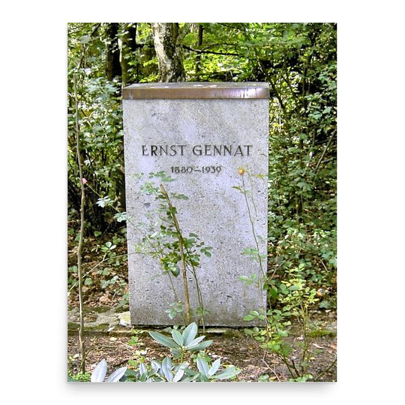 Ernst Gennat poster print, in size 18x24 inches.