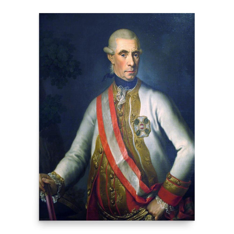 Ernst Gideon von Laudon poster print, in size 18x24 inches.