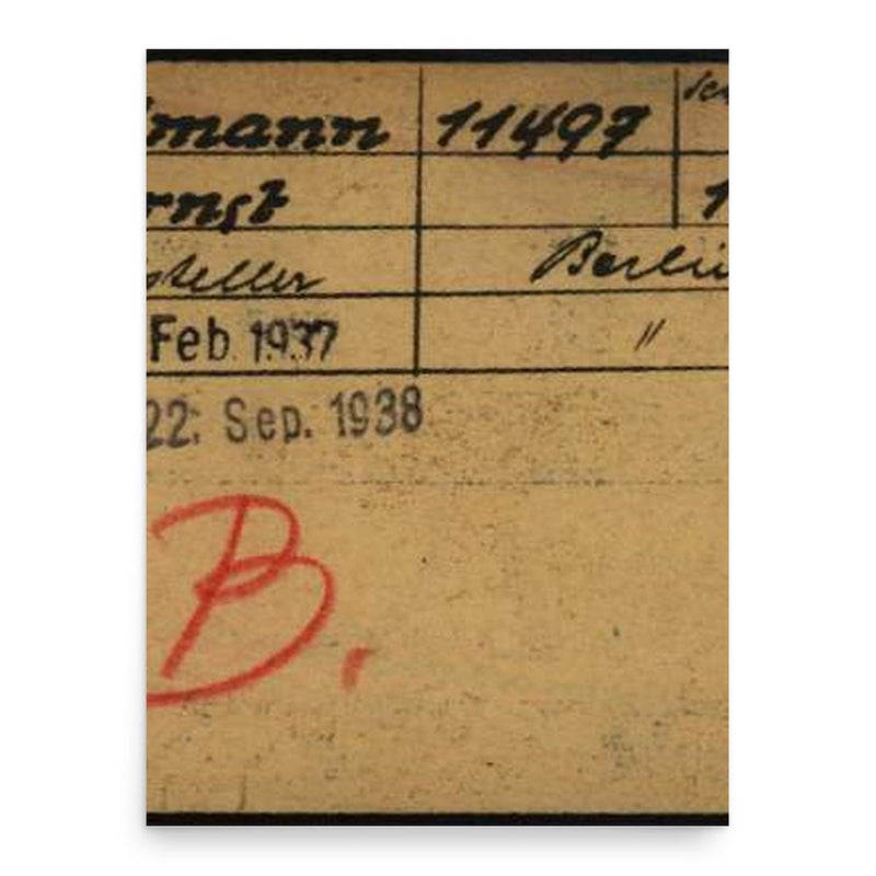 Ernst Heilmann poster print, in size 18x24 inches.