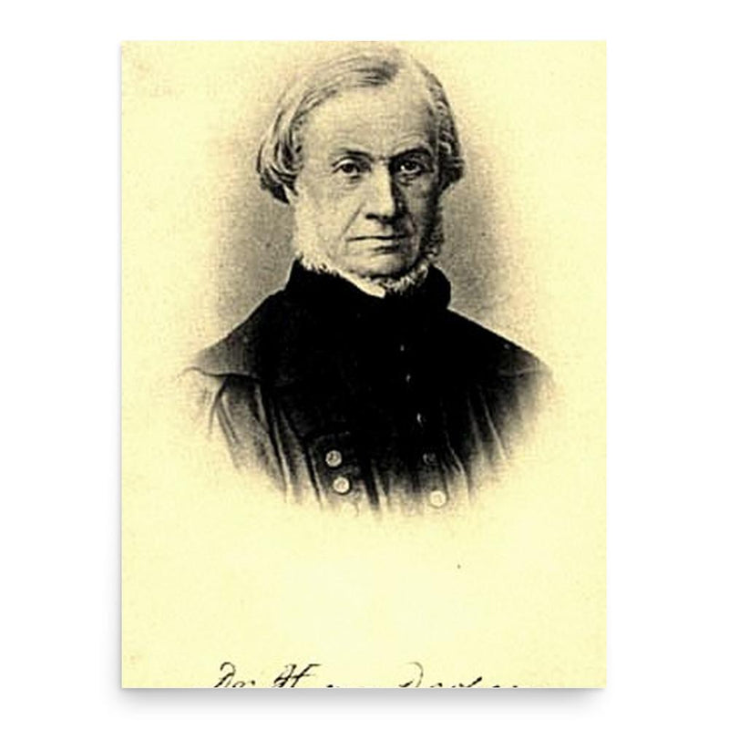 Ernst Heinrich Karl von Dechen poster print, in size 18x24 inches.