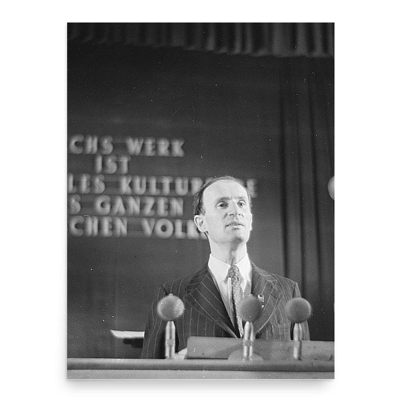 Ernst Hermann Meyer poster print, in size 18x24 inches.