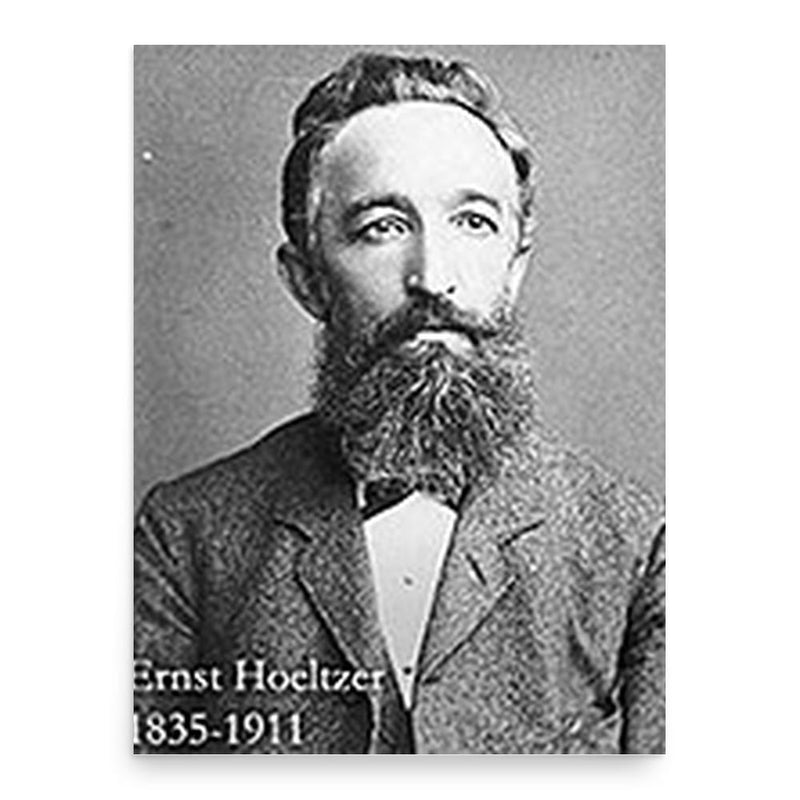 Ernst Hoeltzer poster print, in size 18x24 inches.