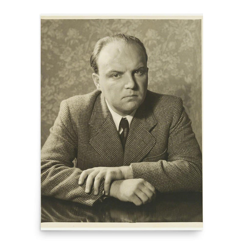 Ernst Krenek poster print, in size 18x24 inches.