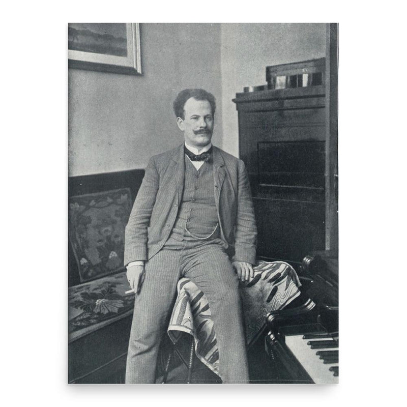 Ernst Kunwald poster print, in size 18x24 inches.