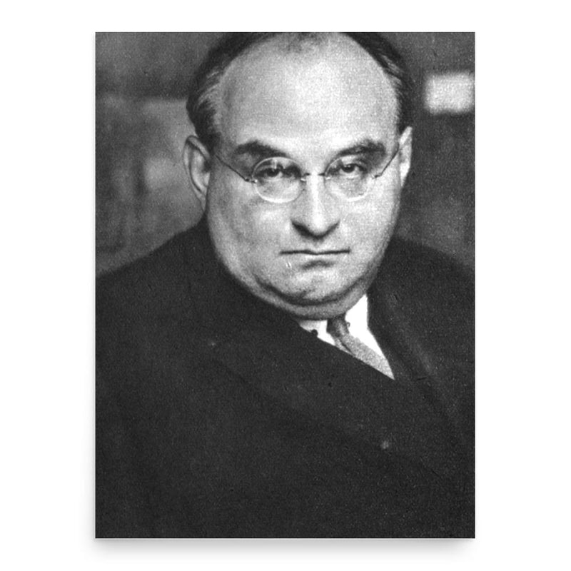 Ernst Lissauer poster print, in size 18x24 inches.