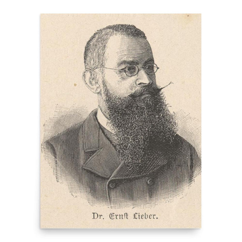 Ernst Maria Lieber poster print, in size 18x24 inches.