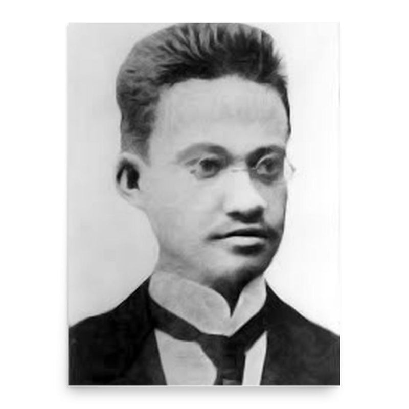 Ernst Mielck poster print, in size 18x24 inches.