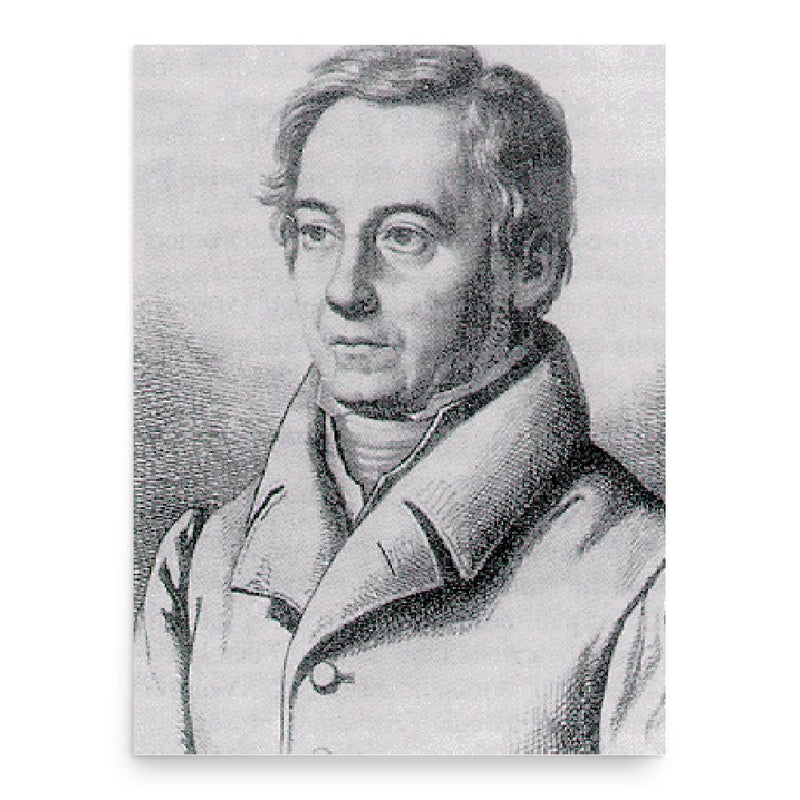 Ernst Moritz Arndt poster print, in size 18x24 inches.