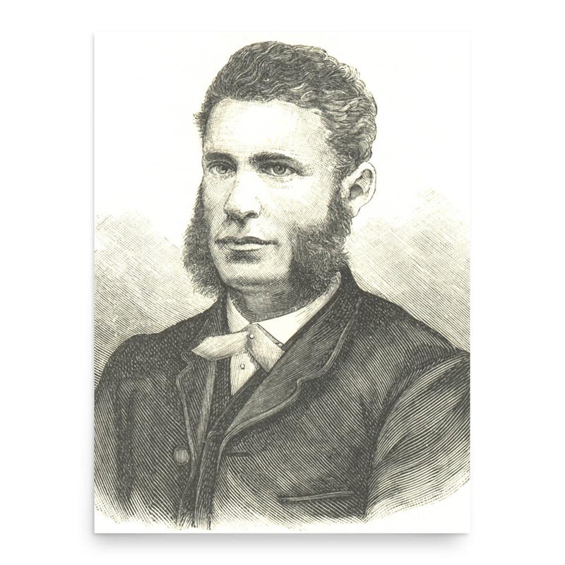 Ernst Oppert poster print, in size 18x24 inches.