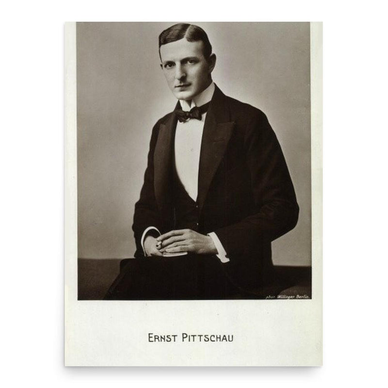 Ernst Pittschau poster print, in size 18x24 inches.
