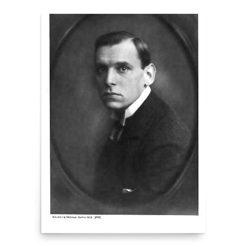 Ernst Reicher poster print, in size 18x24 inches.