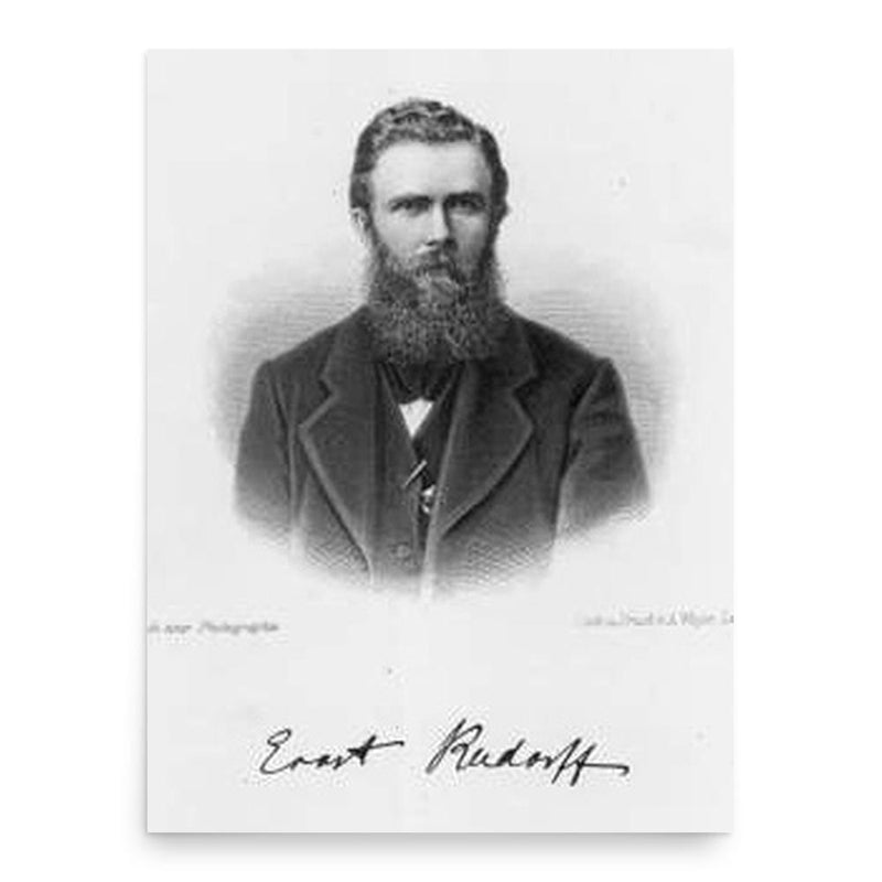 Ernst Rudorff poster print, in size 18x24 inches.