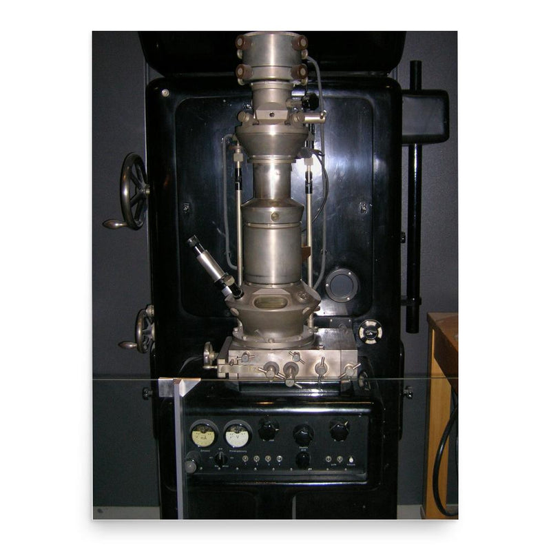 Ernst Ruska poster print, in size 18x24 inches.