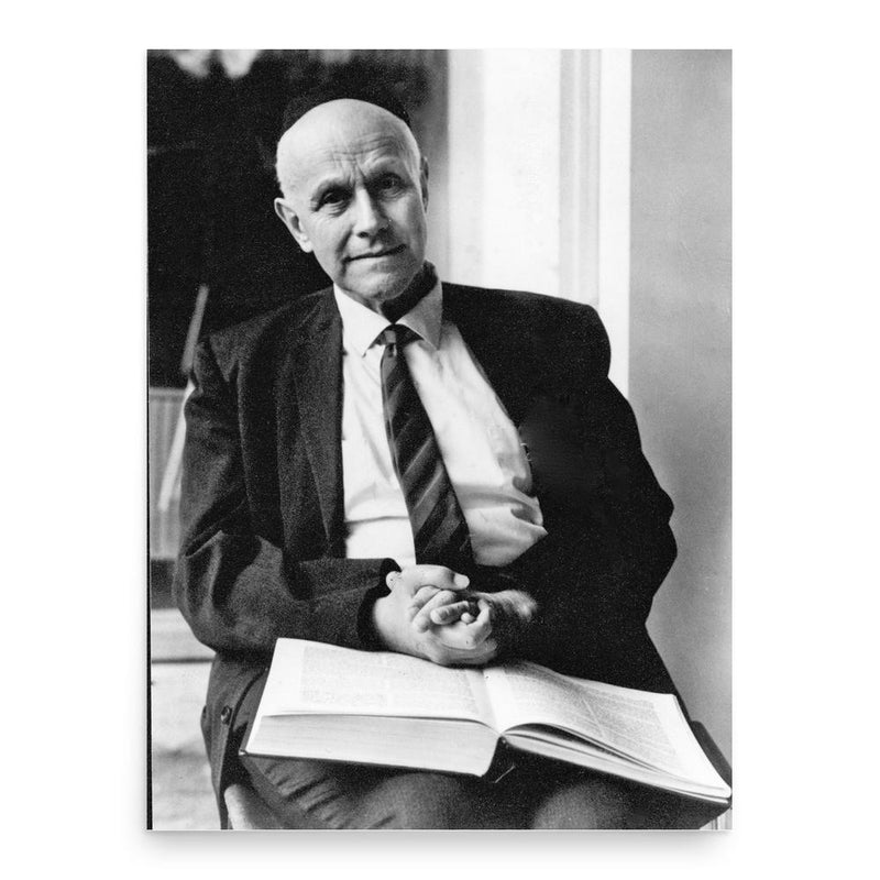 Ernst Simon poster print, in size 18x24 inches.