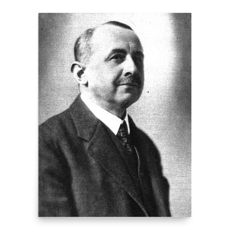 Ernst Streeruwitz poster print, in size 18x24 inches.