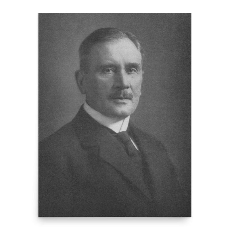 Ernst Trygger poster print, in size 18x24 inches.