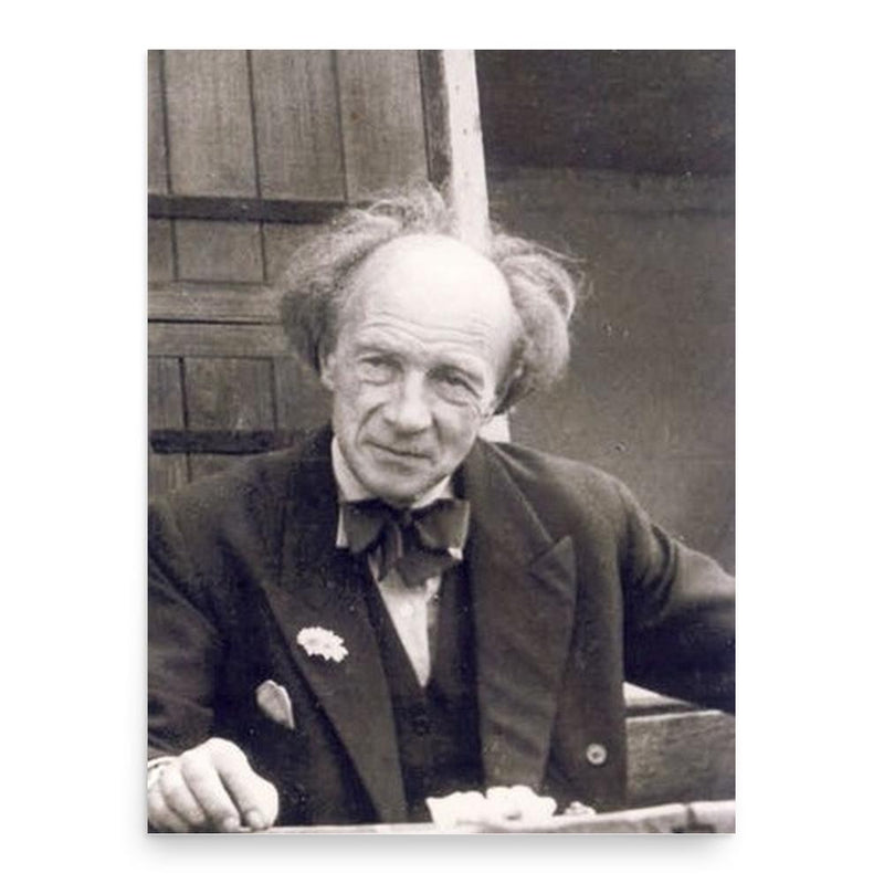 Ernst Wiechert poster print, in size 18x24 inches.