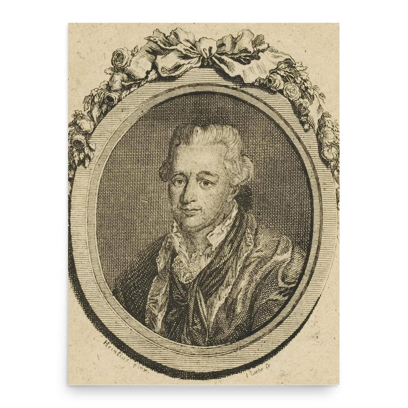 Ernst Wilhelm Wolf poster print, in size 18x24 inches.