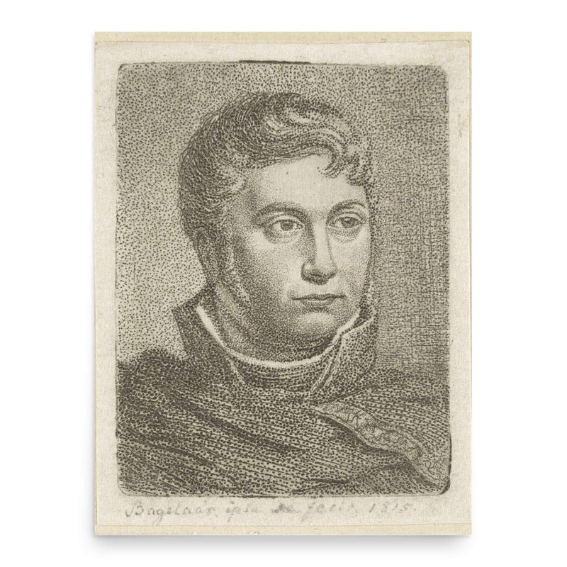 Ernst Willem Jan Bagelaar poster print, in size 18x24 inches.