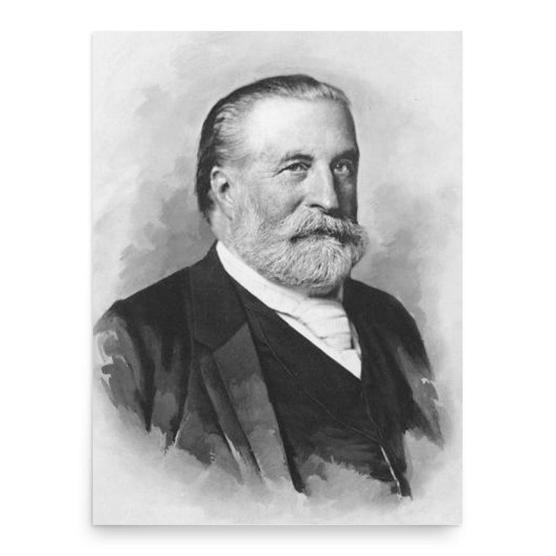 Ernst von Bergmann poster print, in size 18x24 inches.