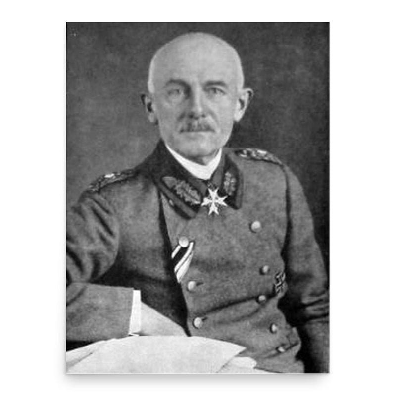 Ernst von Hoeppner poster print, in size 18x24 inches.