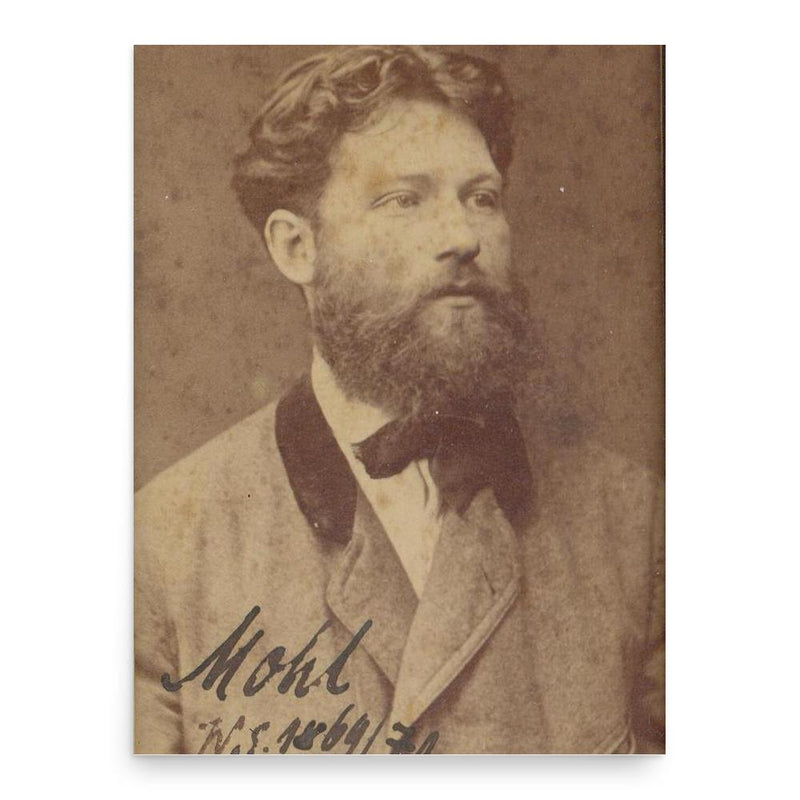 Ernst von Mohl poster print, in size 18x24 inches.