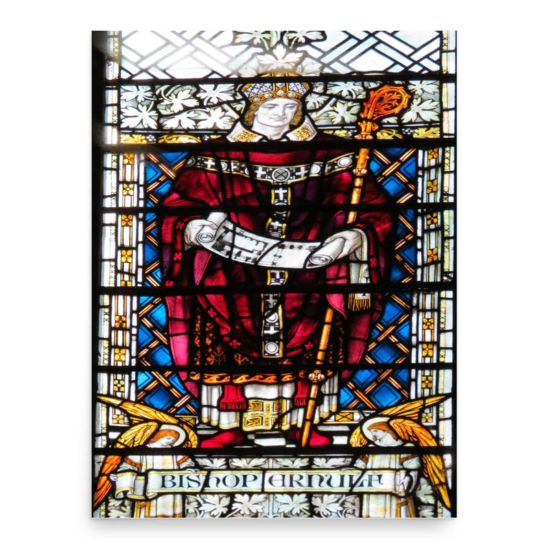 Ernulf poster print, in size 18x24 inches.