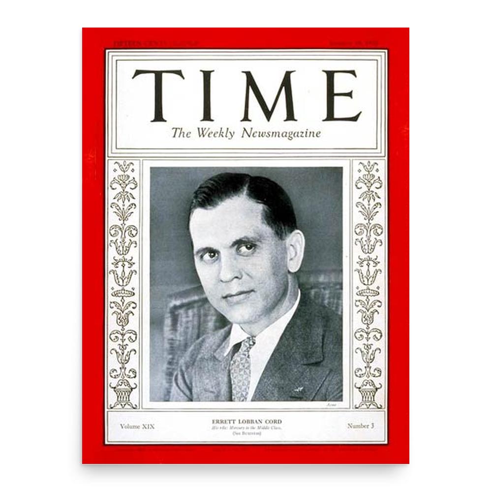 Errett Lobban Cord poster print, in size 18x24 inches.