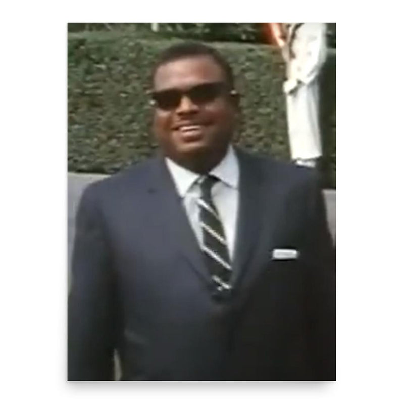 Errol Barrow poster print, in size 18x24 inches.