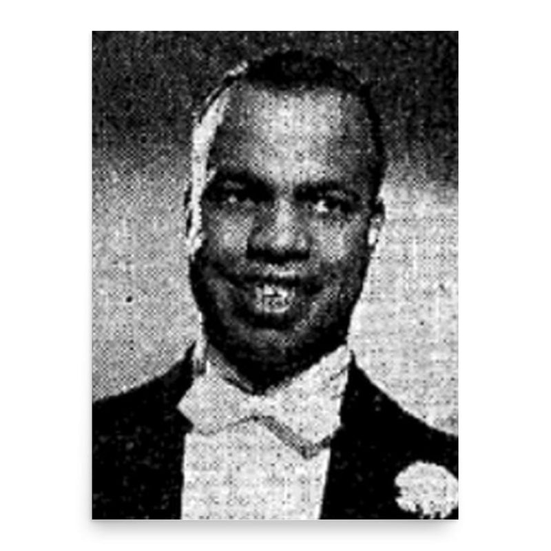 Erskine Butterfield poster print, in size 18x24 inches.