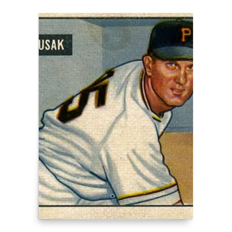 Erv Dusak poster print, in size 18x24 inches.