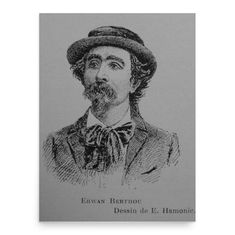 Erwan Berthou poster print, in size 18x24 inches.