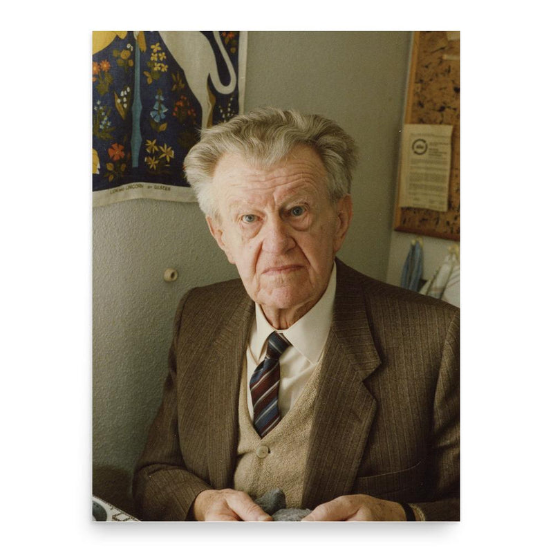 Erwin Ackerknecht poster print, in size 18x24 inches.