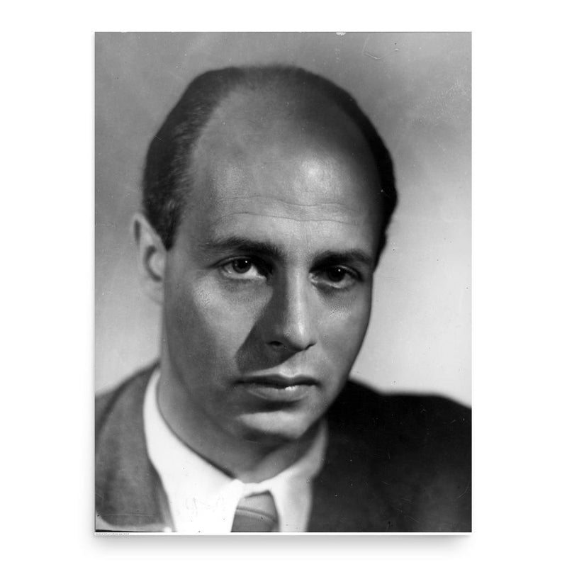 Erwin Axer poster print, in size 18x24 inches.