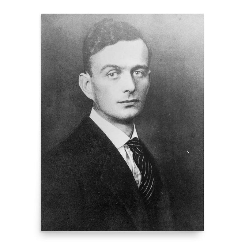 Erwin Stresemann poster print, in size 18x24 inches.