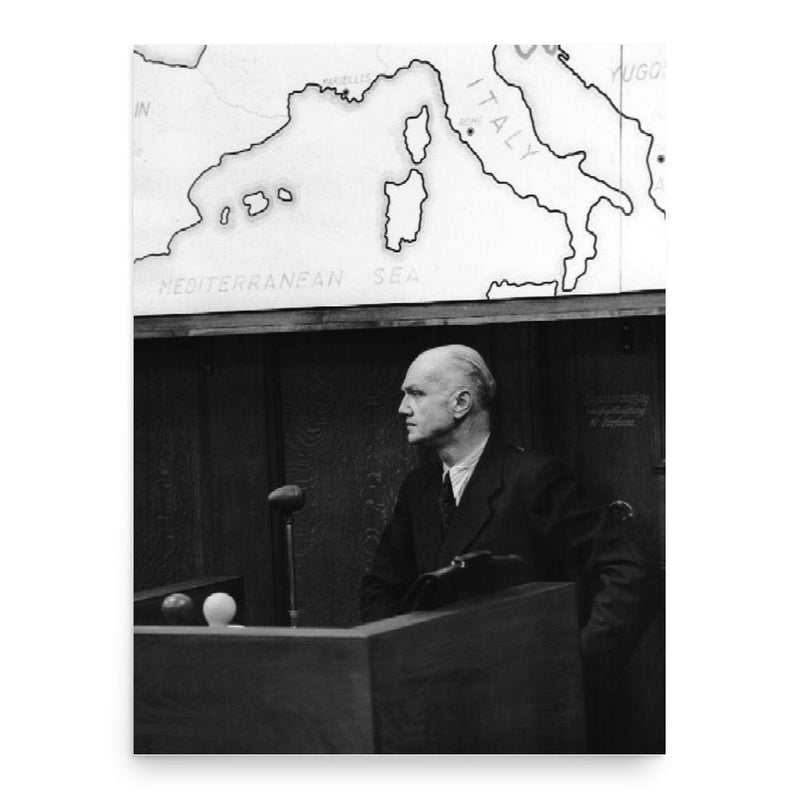 Erwin von Lahousen poster print, in size 18x24 inches.