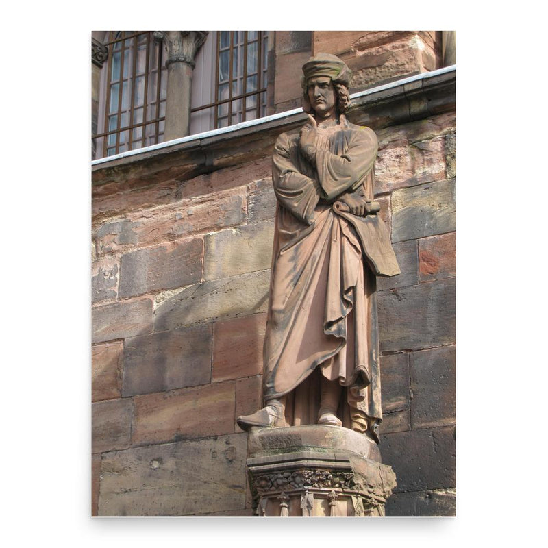 Erwin von Steinbach poster print, in size 18x24 inches.