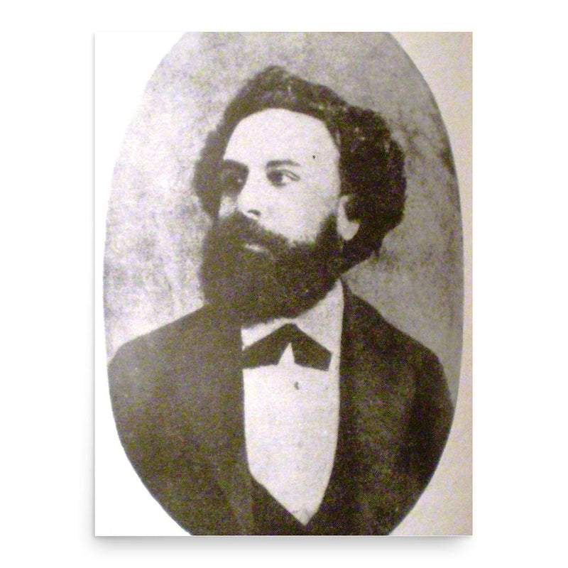 Estanislao del Campo poster print, in size 18x24 inches.