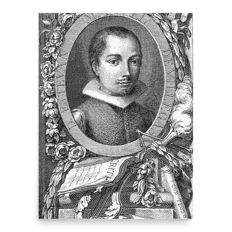 Esteban Manuel de Villegas poster print, in size 18x24 inches.