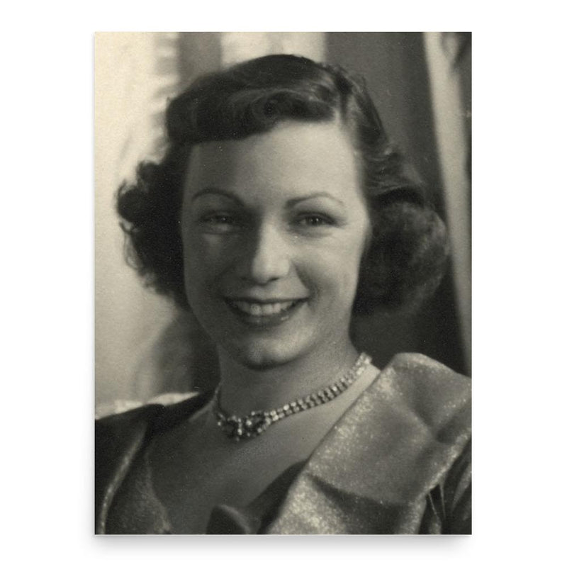 Estelle Weigel poster print, in size 18x24 inches.