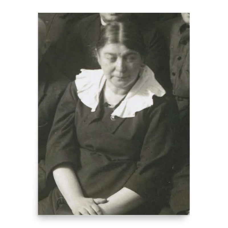 Esther Frumkin poster print, in size 18x24 inches.