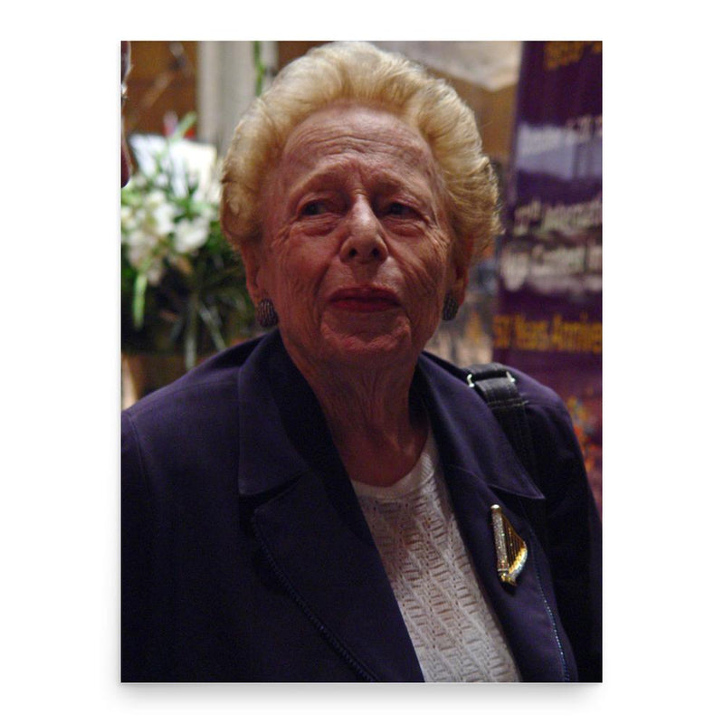 Esther Herlitz poster print, in size 18x24 inches.