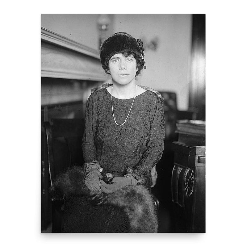 Esther Lape poster print, in size 18x24 inches.