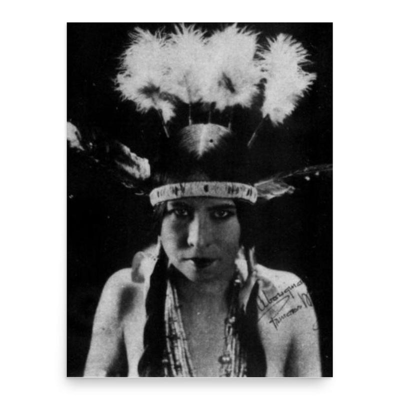 Esther Louise Georgette Deer poster print, in size 18x24 inches.