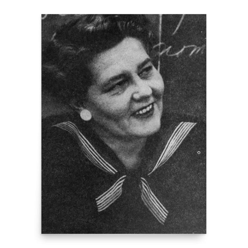 Ethel Alpenfels poster print, in size 18x24 inches.