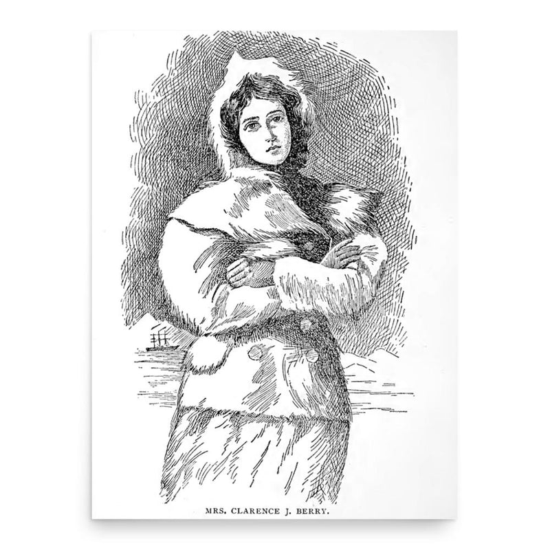 Ethel Berry poster print, in size 18x24 inches.