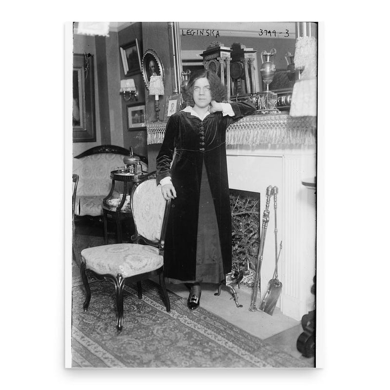 Ethel Leginska poster print, in size 18x24 inches.