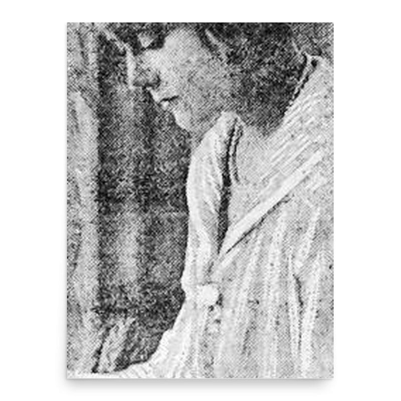 Ethel Newcomb poster print, in size 18x24 inches.